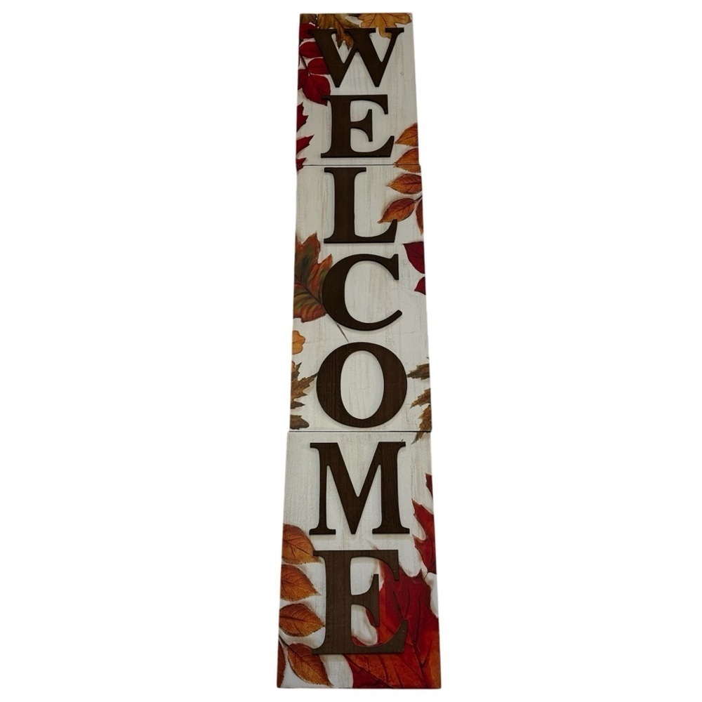Autumn Welcome Sign with Fall Leaves Farmhouse Front Door
Harvest Decoration NEW - Picture 9 of 14